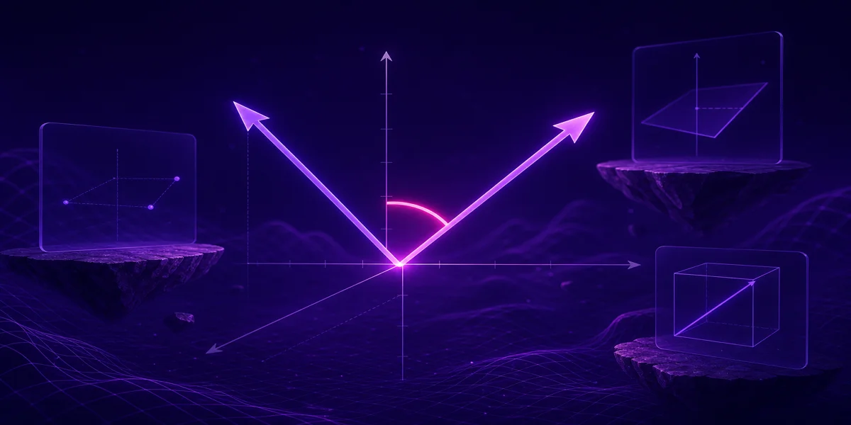 2D vs 3D Vector Angles: When Each Model Fits